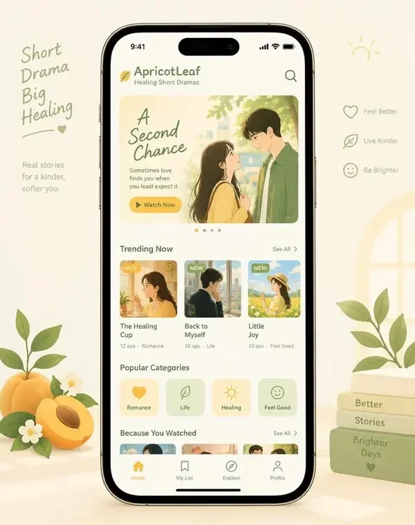 番瓜短剧 APP - 治愈系短剧免费观看 番瓜短剧 APP 界面预览